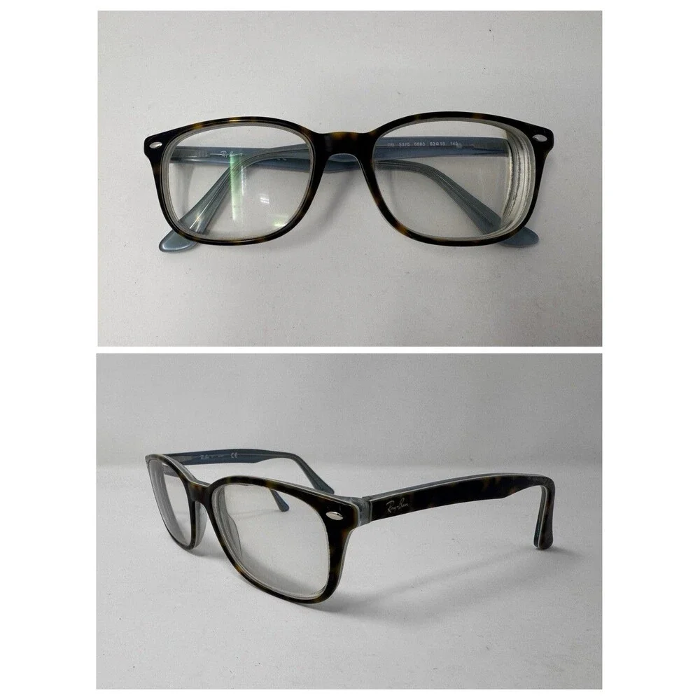 Ray-Ban RB5375 Eyeglass Frames Only 53-18-145 Tortoise Blue 5883